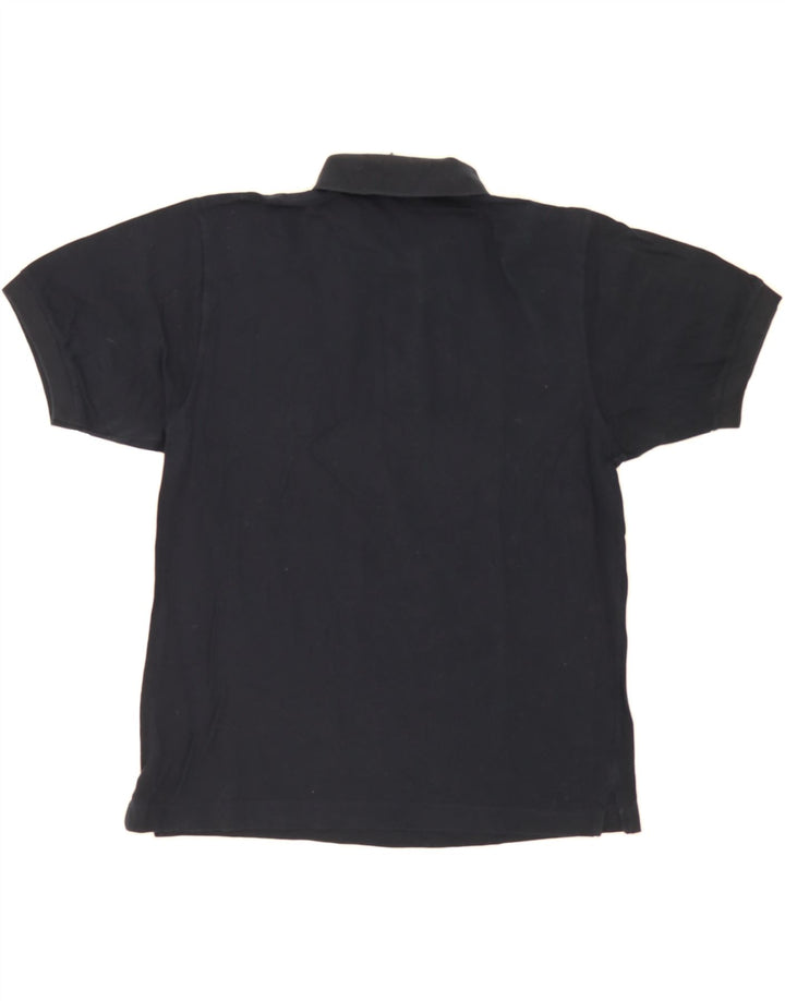 SERGIO TACCHINI Mens Polo Shirt IT 48 Medium Navy Blue Cotton Vintage Sergio Tacchini and Second-Hand Sergio Tacchini from Messina Hembry 