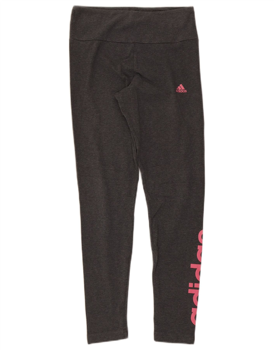 Leggings ADIDAS Femininas UK 12/14 Cinza Médio