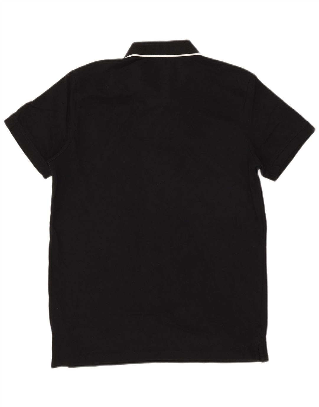 Camisa polo masculina Jack & Jones de algodão preto médio