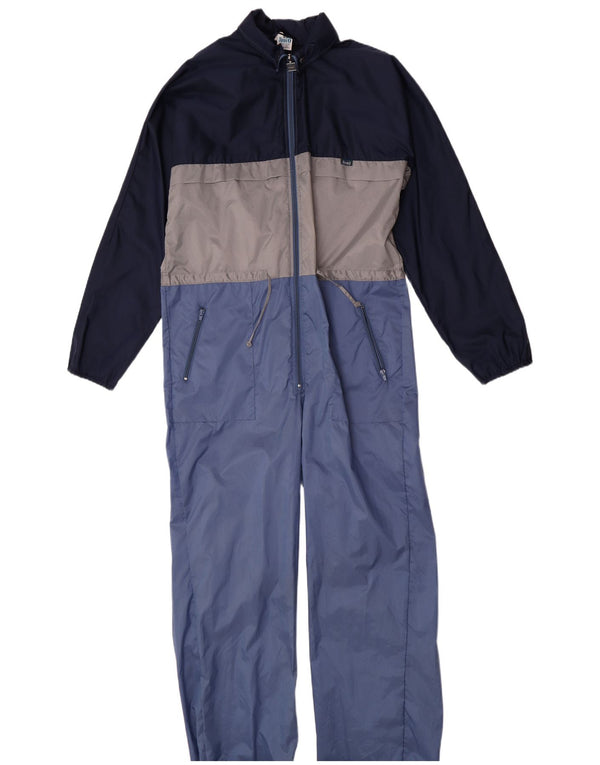 Rodeo Mens Workwear Macacão com Capuz Médio Azul Colourblock Nylon