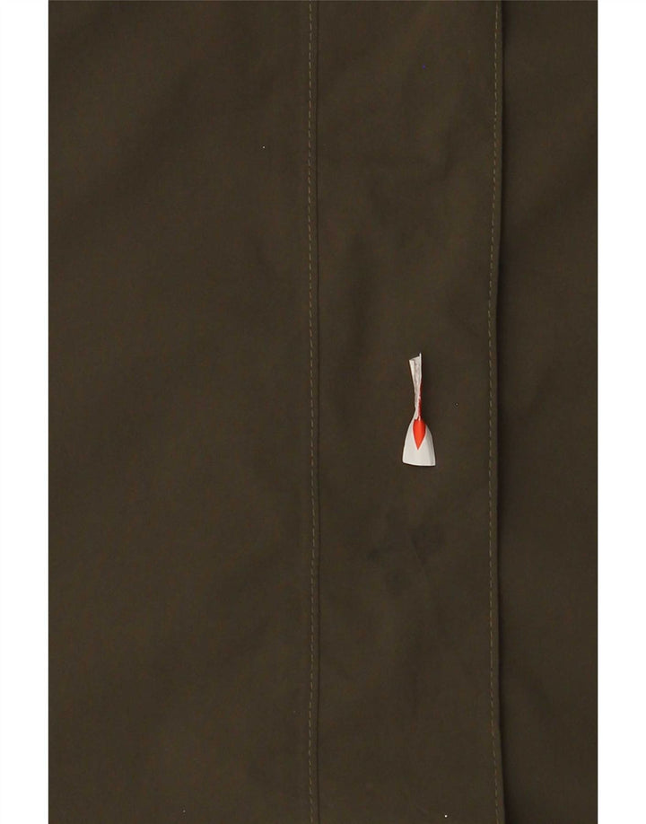 Jaqueta corta-vento feminina com capuz The North Face Reino Unido 14 médio cáqui