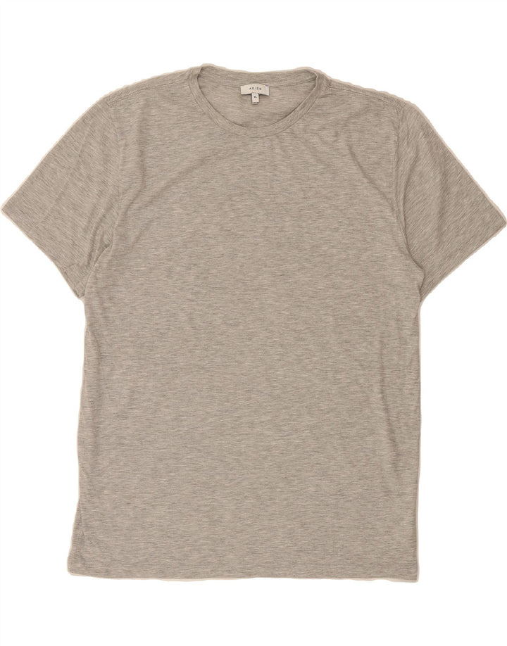 REISS Mens T-Shirt Top XL Grey Flecked Cotton Vintage Reiss and Second-Hand Reiss from Messina Hembry 
