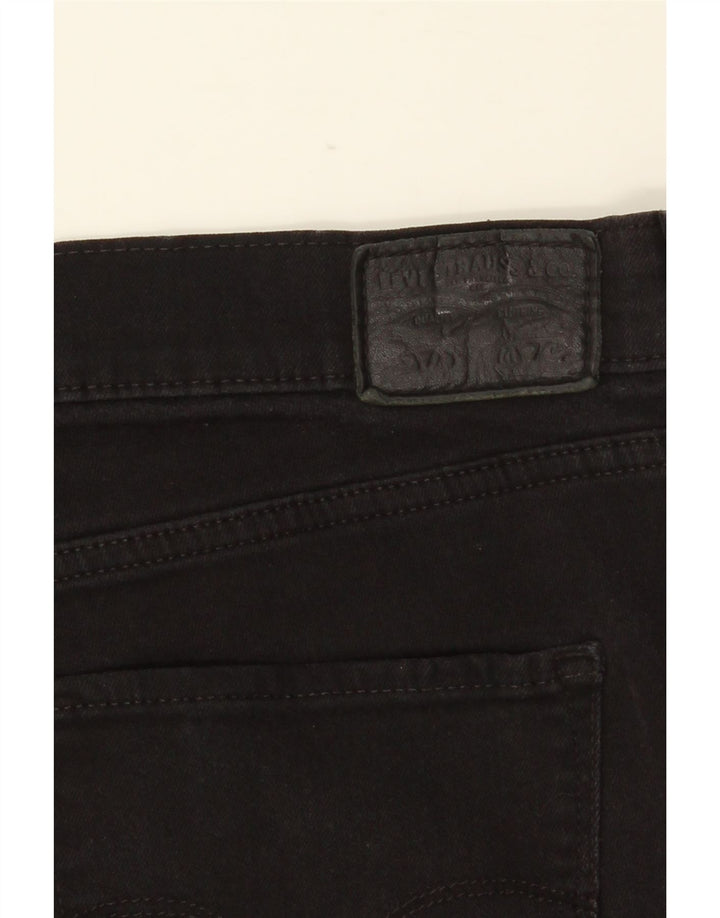 Calça jeans feminina LEVI'S 314 Shaping Straight W33 L30 preta