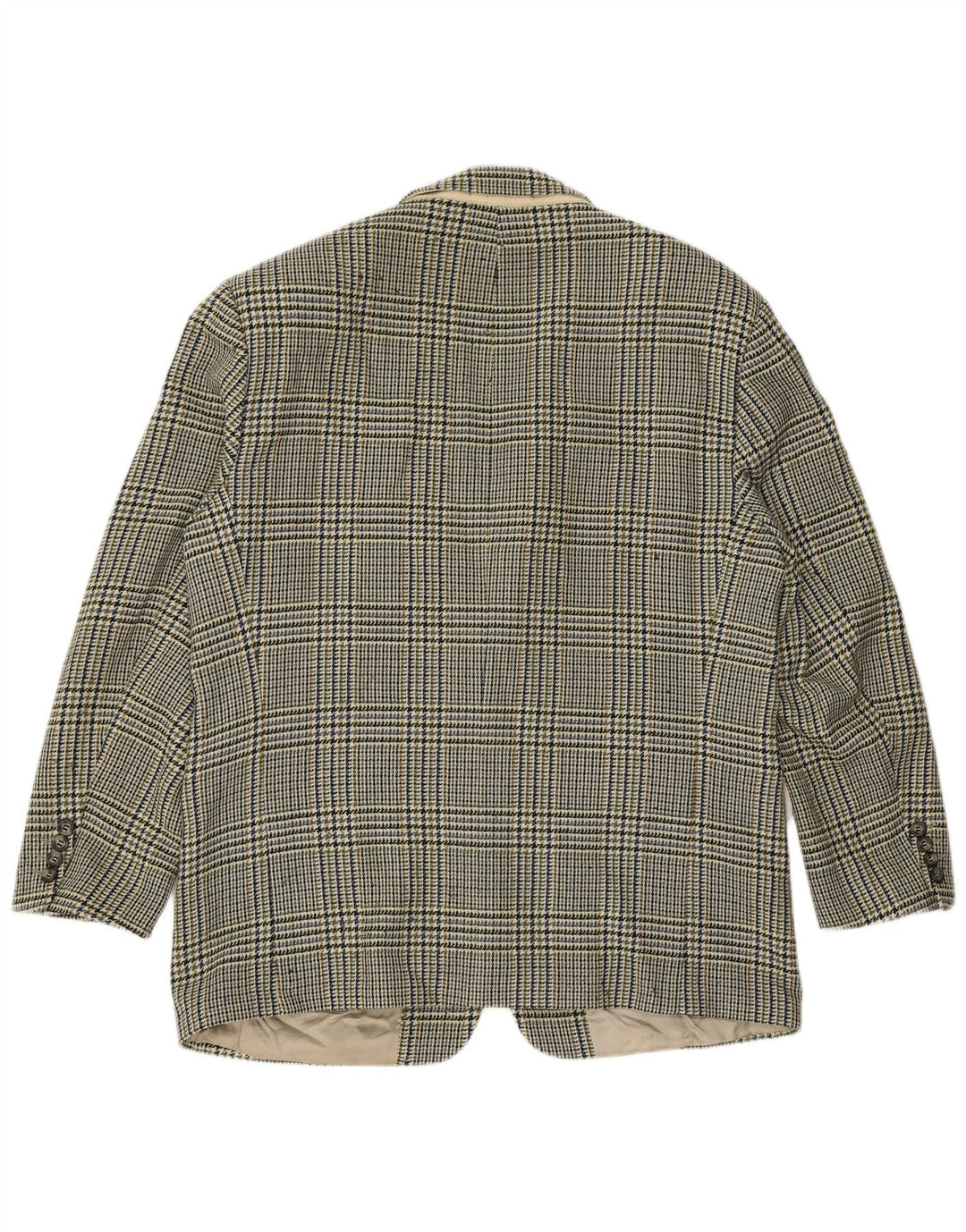 Jaqueta blazer masculina de 2 botões HUGO BOSS Reino Unido 40 grande verde houndstooth