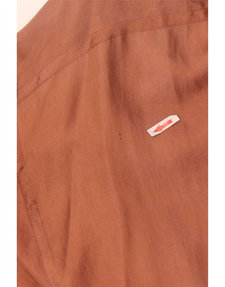 Jaqueta bomber masculina vintage UK 38 seda rosa média