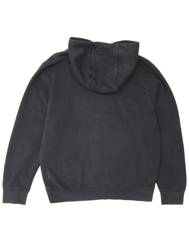 Nike Mens Hoodie Jumper Médio Azul Marinho Algodão