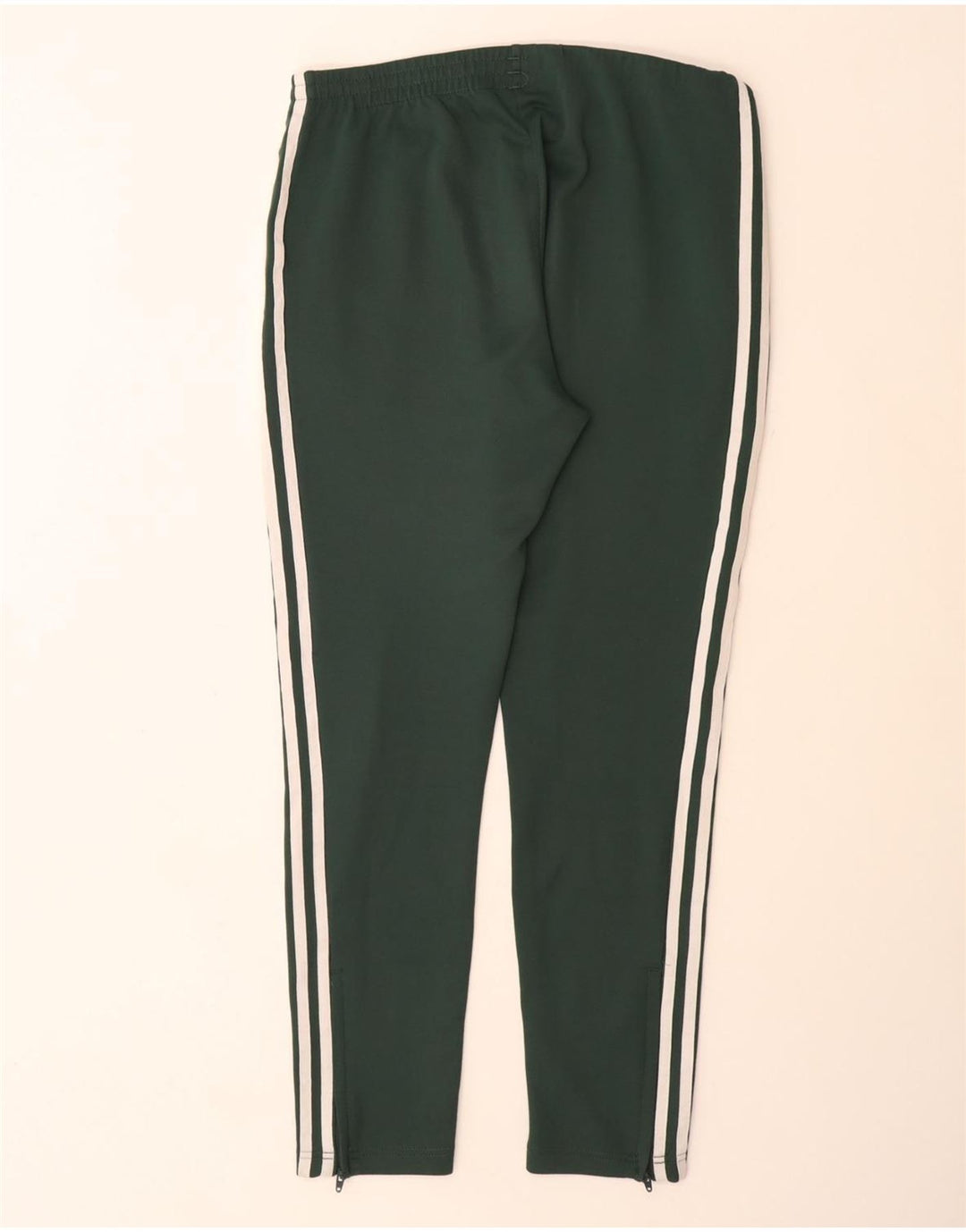 Calças de treino femininas ADIDAS UK 12 verde médio
