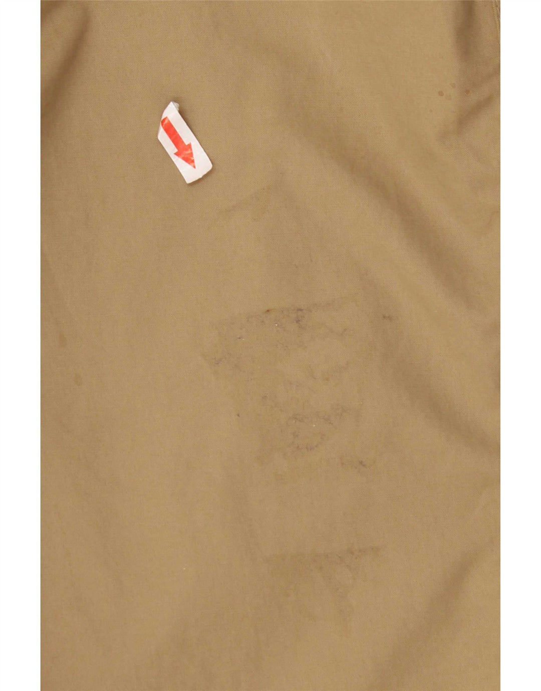 Casaco impermeável masculino Barbour UK 40 grande algodão bege