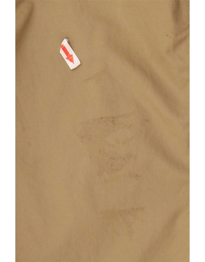 Casaco impermeável masculino Barbour UK 40 grande algodão bege