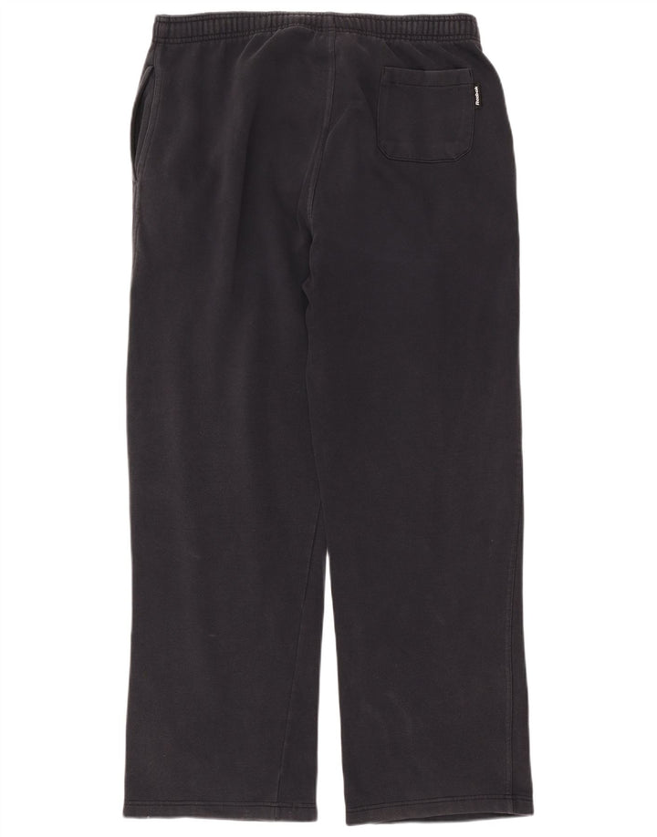 Calça de treino masculina REEBOK grande algodão azul marinho