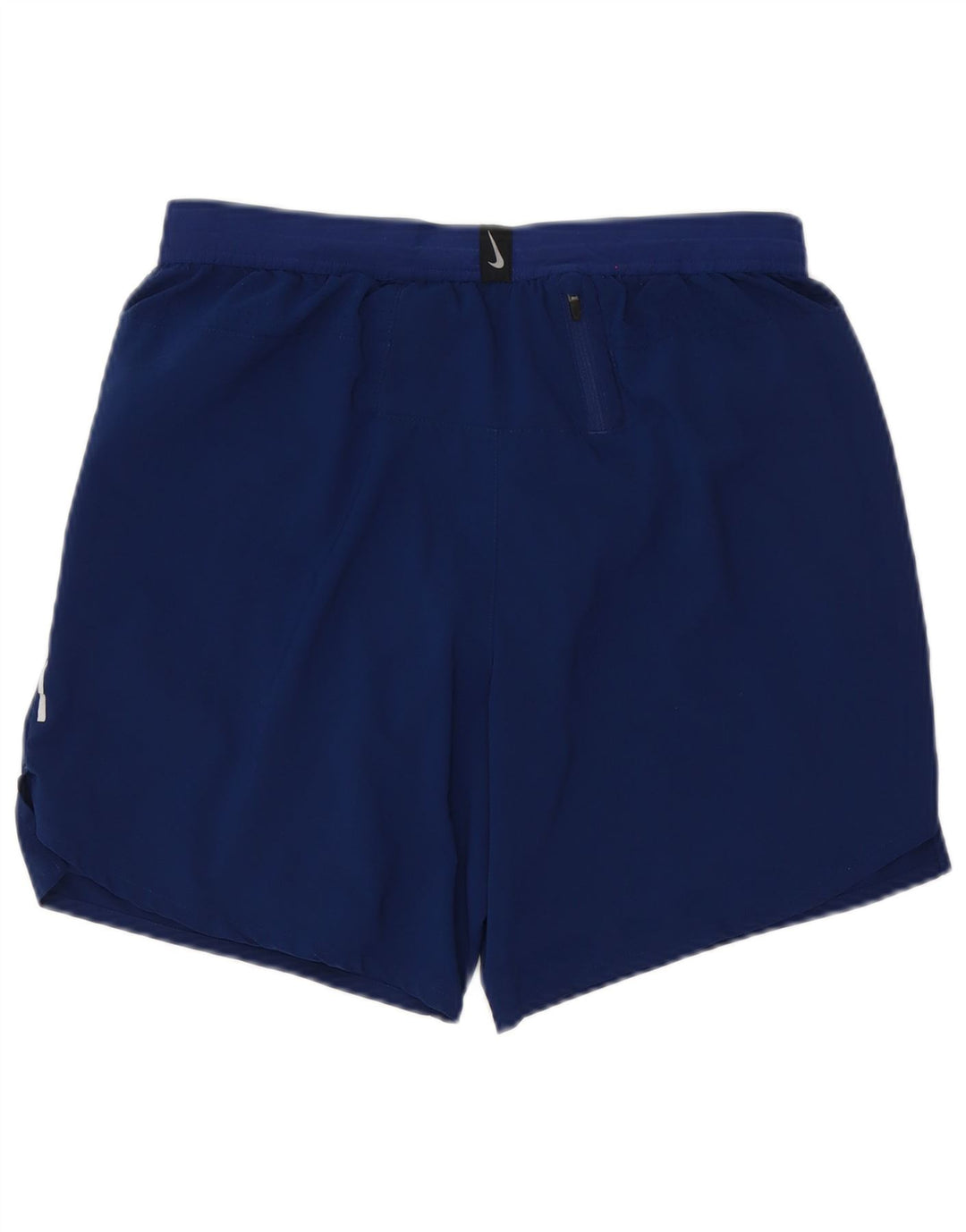 Shorts esportivos femininos Nike Dri Fit UK 16 grande poliéster azul marinho