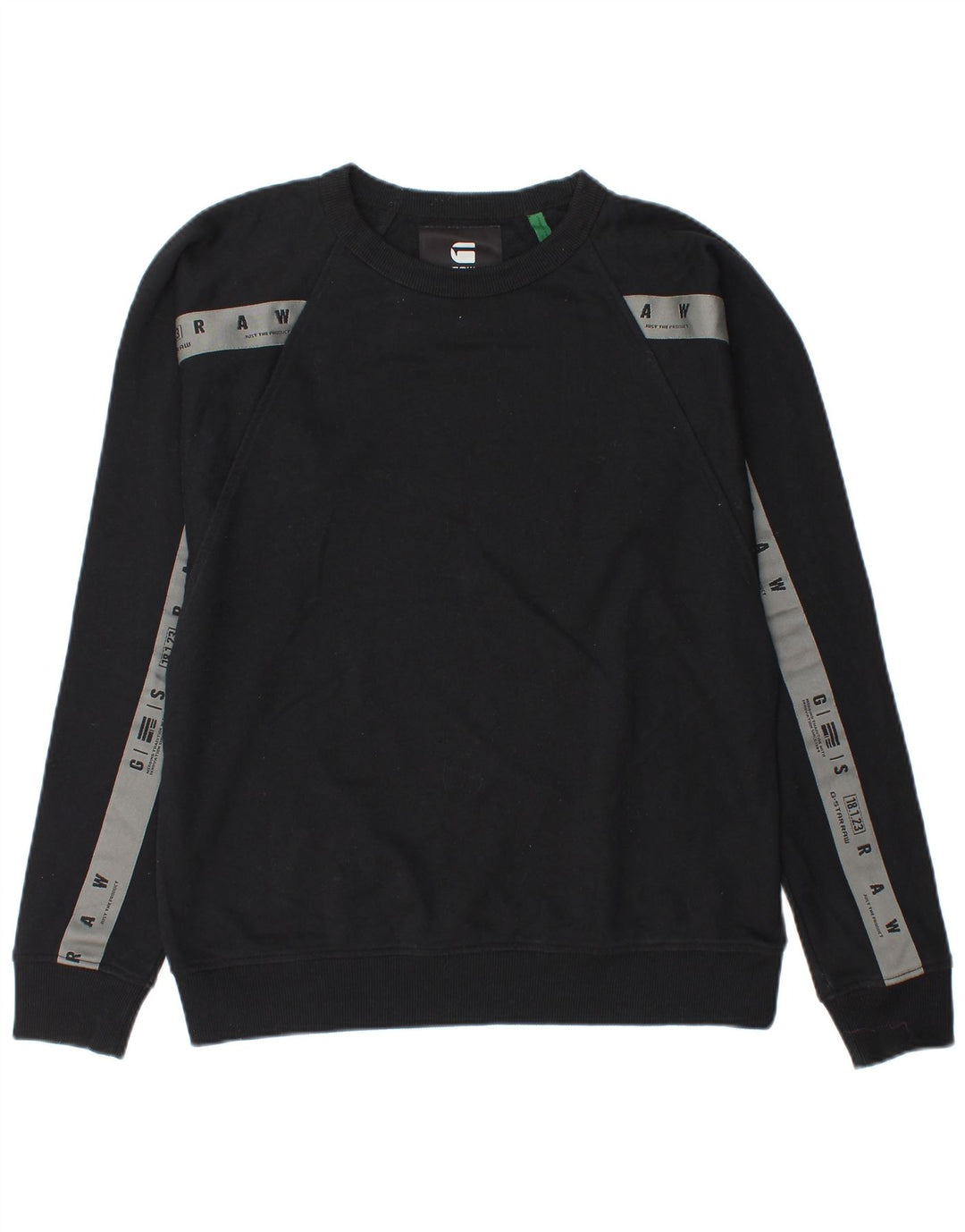 G-Star moletom gráfico masculino jumper grande algodão colorblock preto