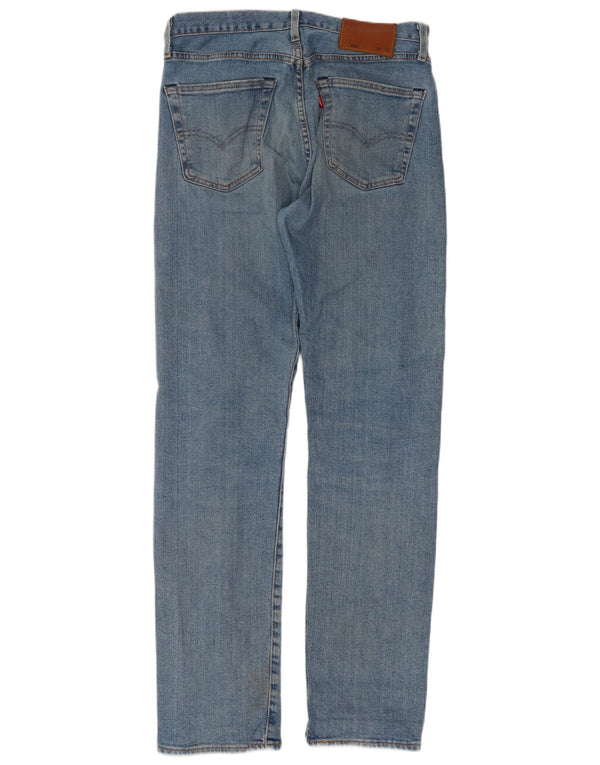 Calça jeans masculina Levi's 501 Straight W29 L32 azul algodão