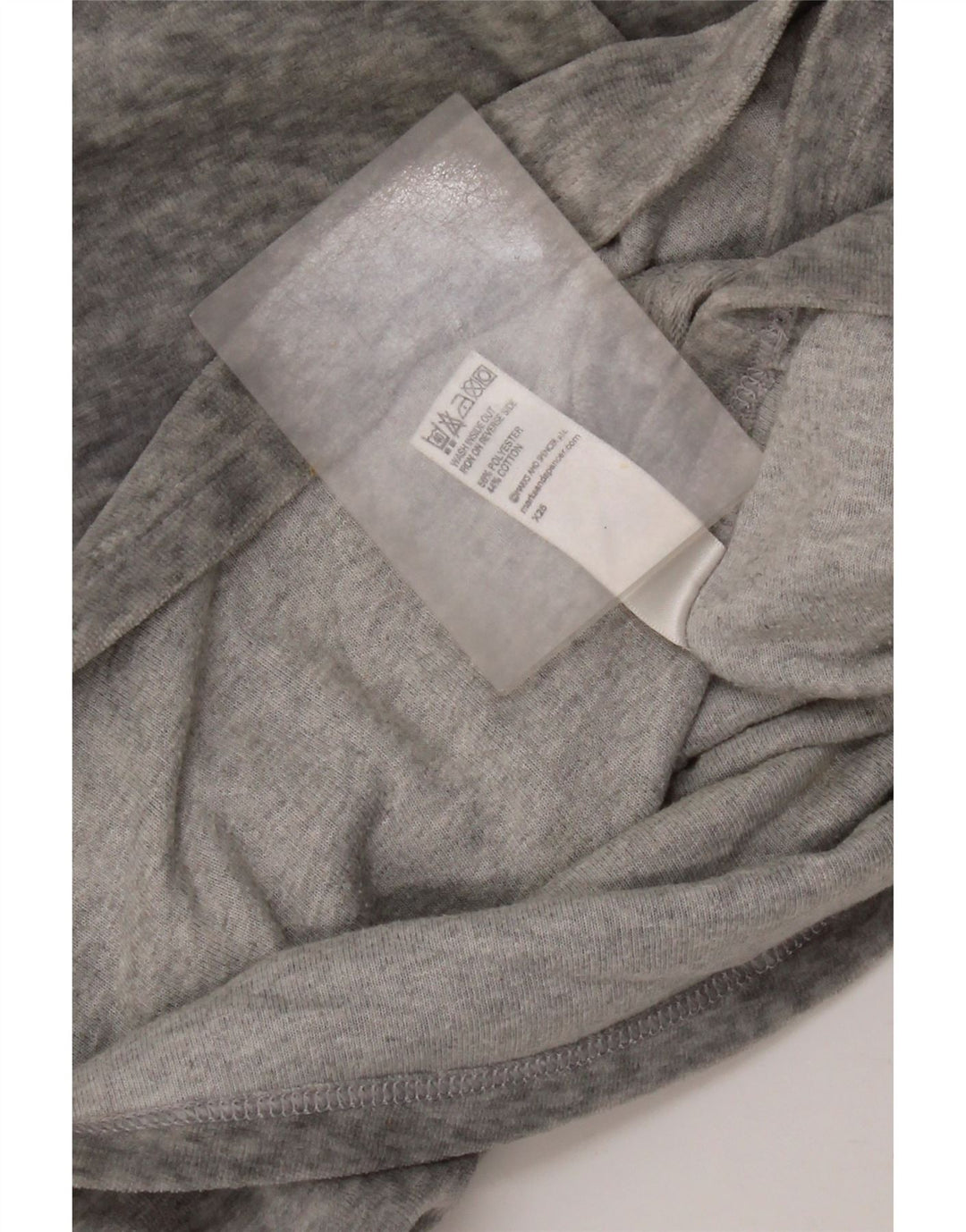 Top feminino Marks & Spencer manga comprida UK 14 poliéster cinza grande