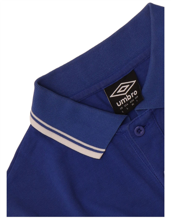 Camisa Polo Masculina Umbro Grande Azul
