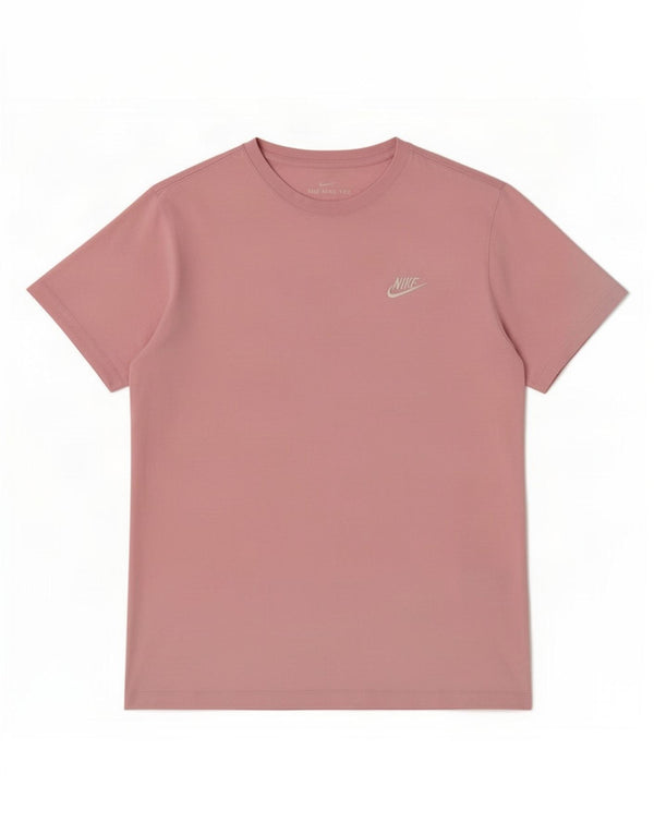 Nike Mens Camiseta Top Médio Algodão Rosa