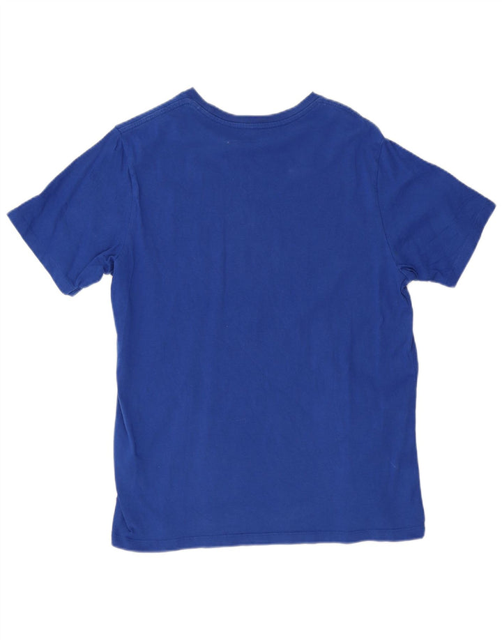 Camiseta feminina gráfica Levi's Top UK 14 algodão azul médio