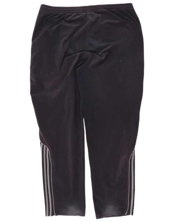 Calças de treino masculinas Adidas UK 48/50 XL cinza poliéster