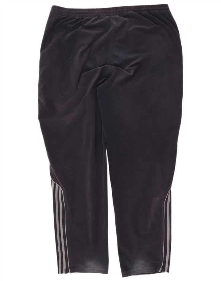 Calças de treino masculinas Adidas UK 48/50 XL cinza poliéster