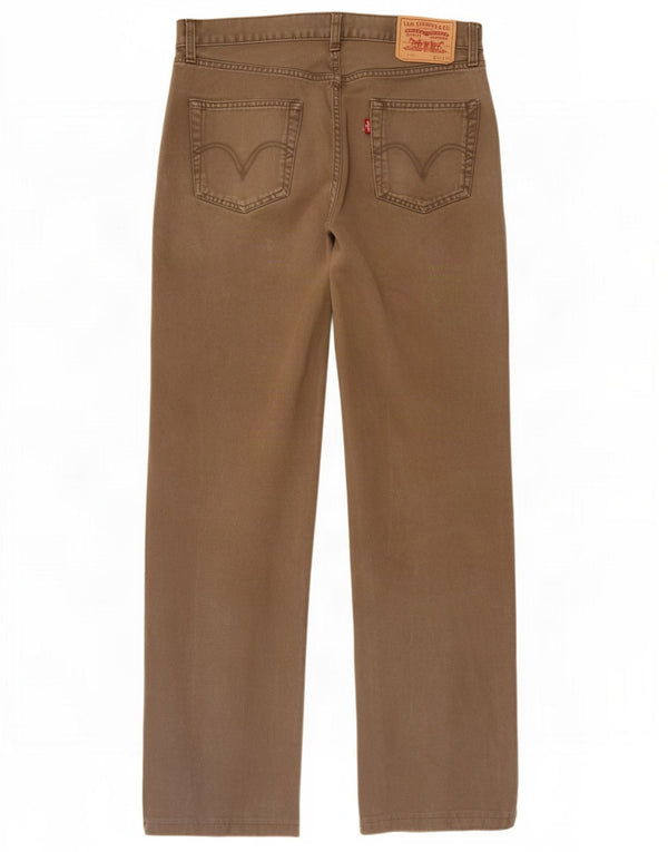Levi's Masculino 751 Straight Jeans W32 L30 Marrom Algodão