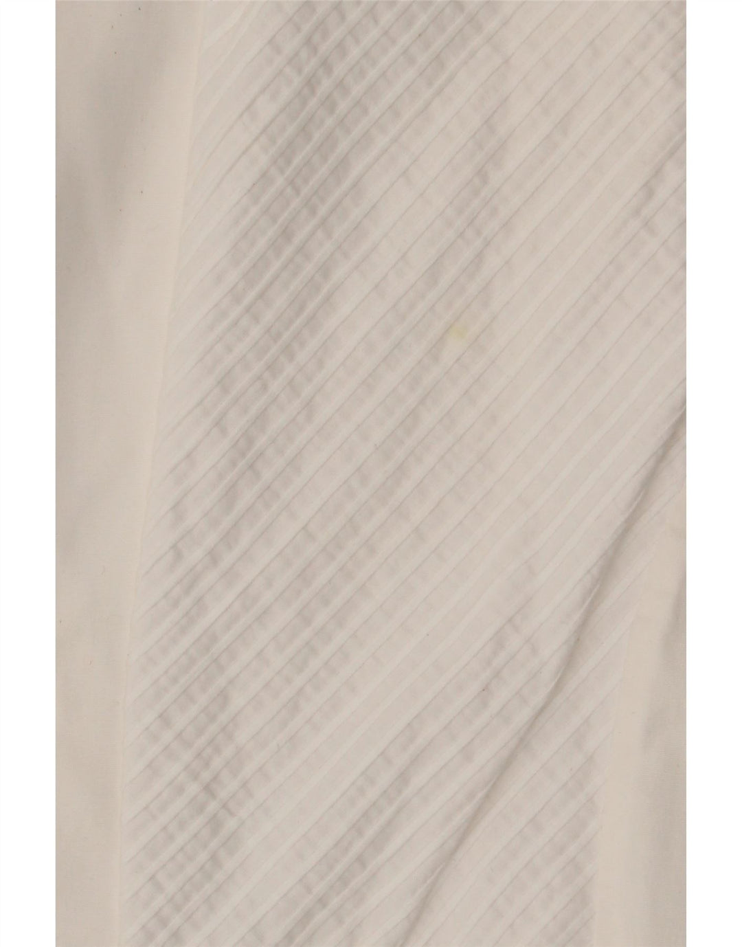 Camisa feminina vintage UK 14 algodão branco médio