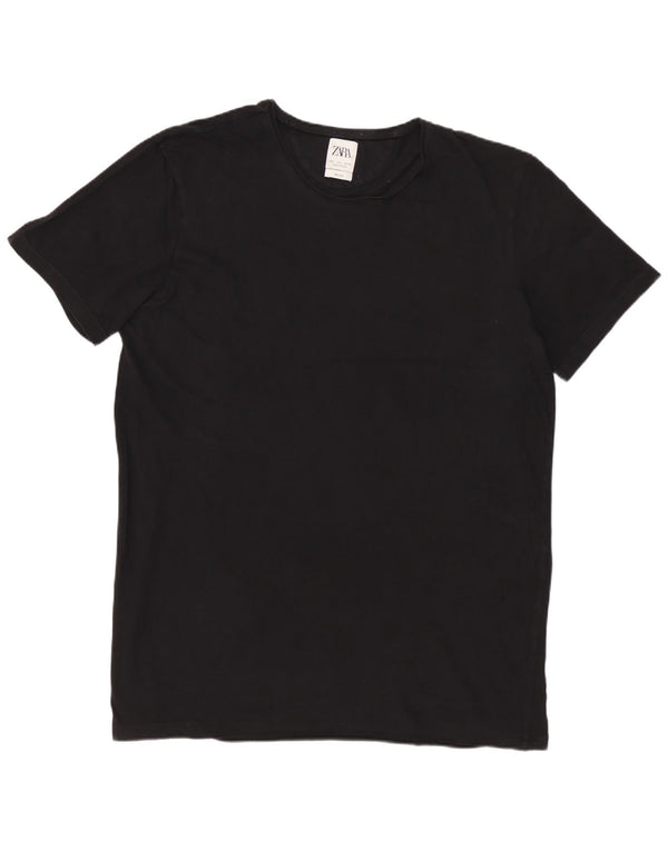 Camiseta masculina ZARA grande preta