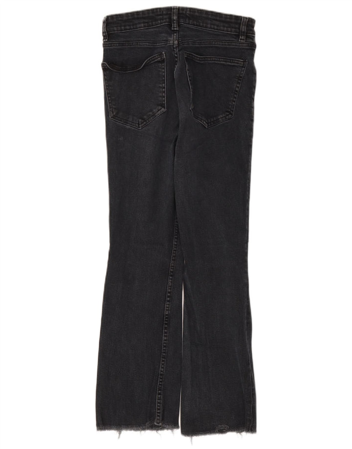 Calça jeans feminina Zara Bootcut EU 36 XS W26 L25 preta