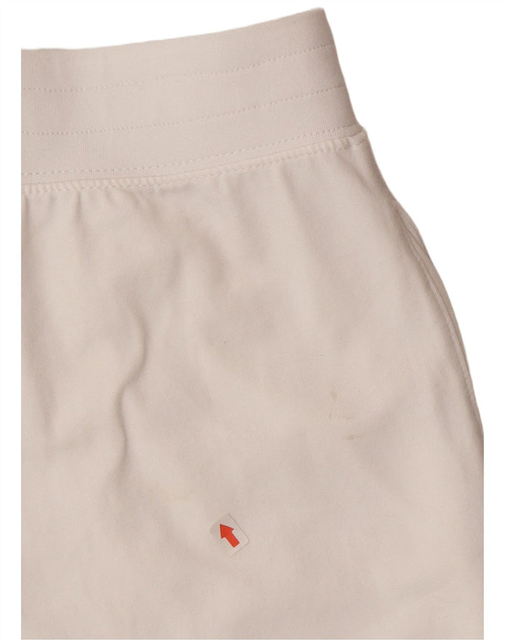 Shorts esportivos gráficos femininos Champion UK 12 médio branco