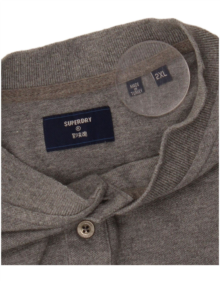 Camiseta masculina SUPERDRY Top 2XL cinza