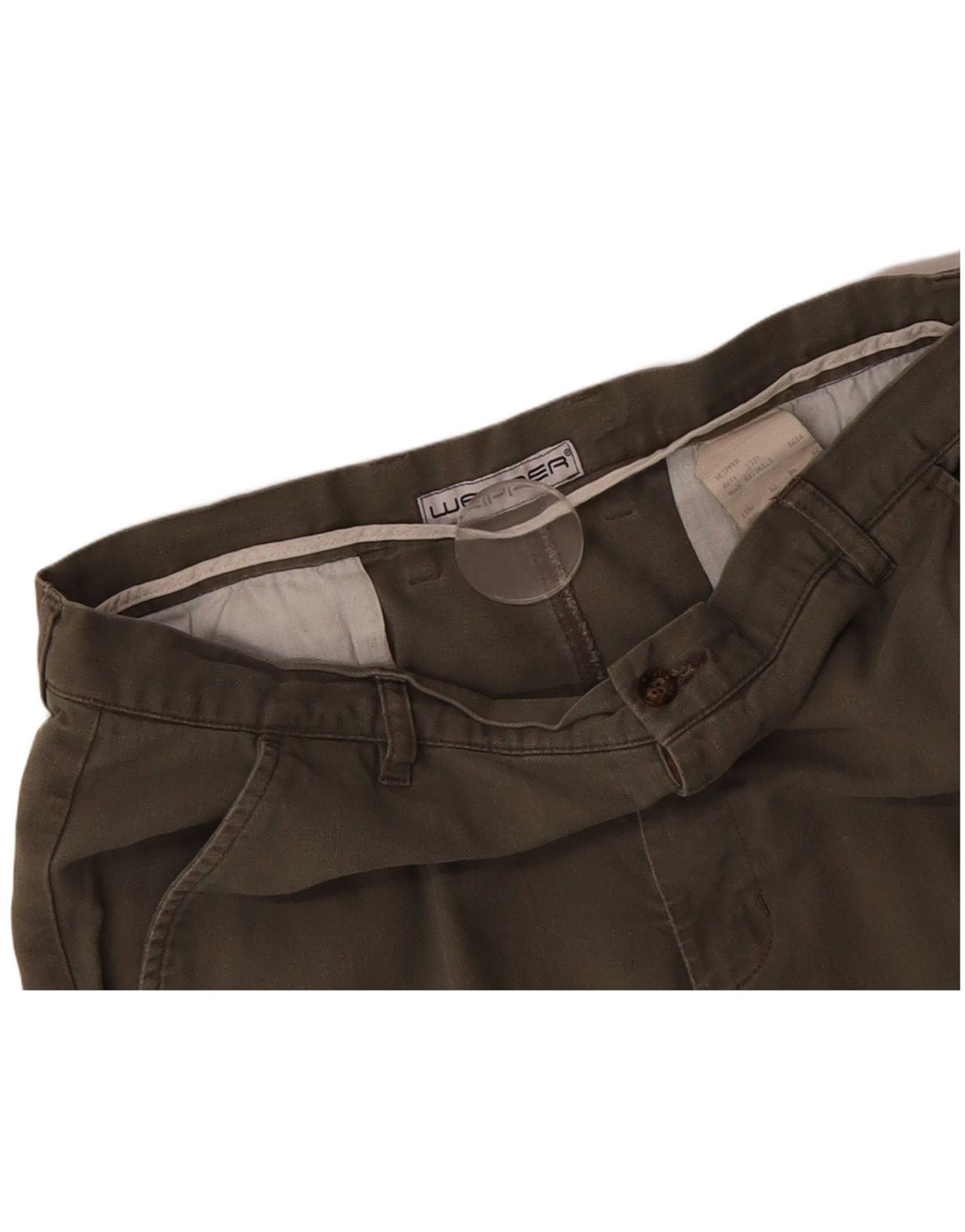 Shorts cargo masculino WEIPPER IT 52 XL W36 algodão cáqui