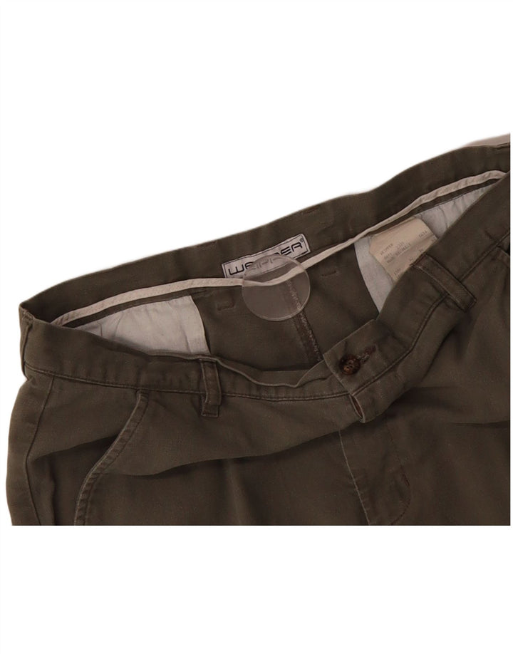 Shorts cargo masculino WEIPPER IT 52 XL W36 algodão cáqui