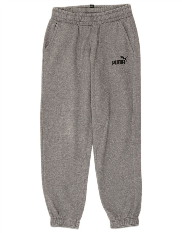 Calças de treino PUMA Meninos Joggers 13-14 Anos Cinza Algodão