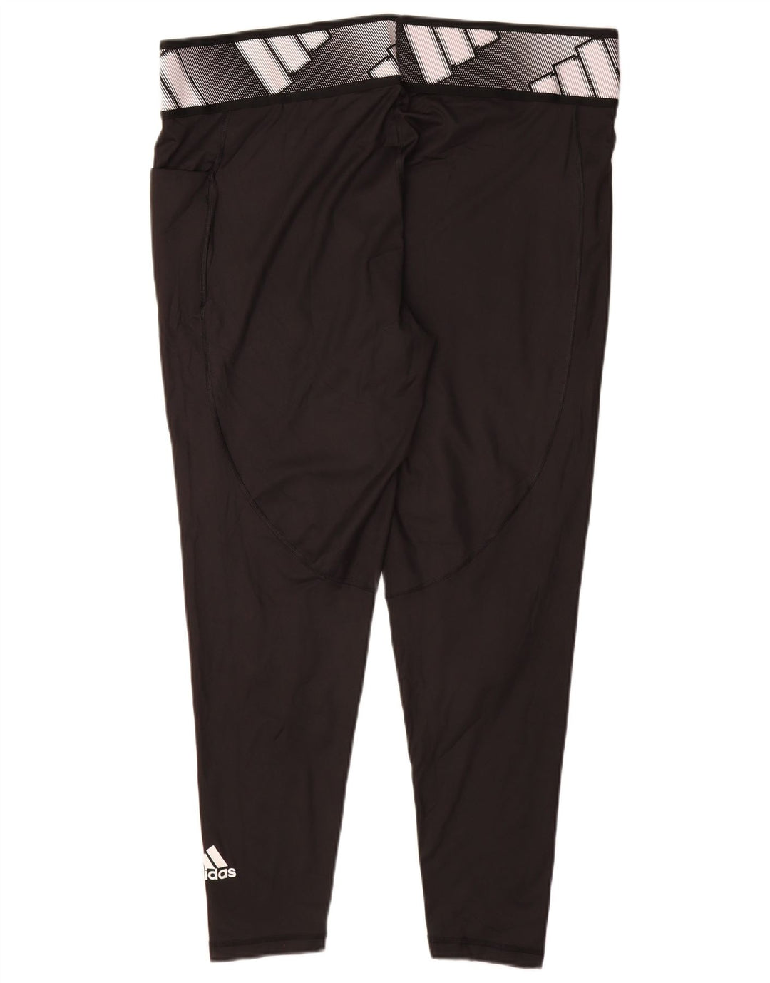 Leggings Adidas Feminino UK 24/26 2XL Poliéster Preto