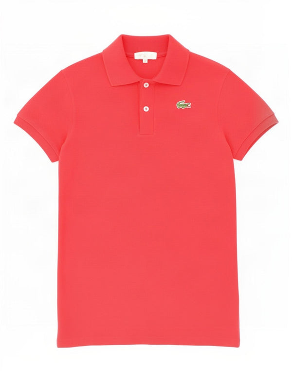 Pólo Lacoste Menino 13-14 Anos Vermelho Algodão