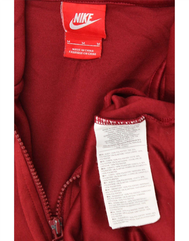 Nike Mens Tracksuit Top Jacket Médio Borgonha Poliéster