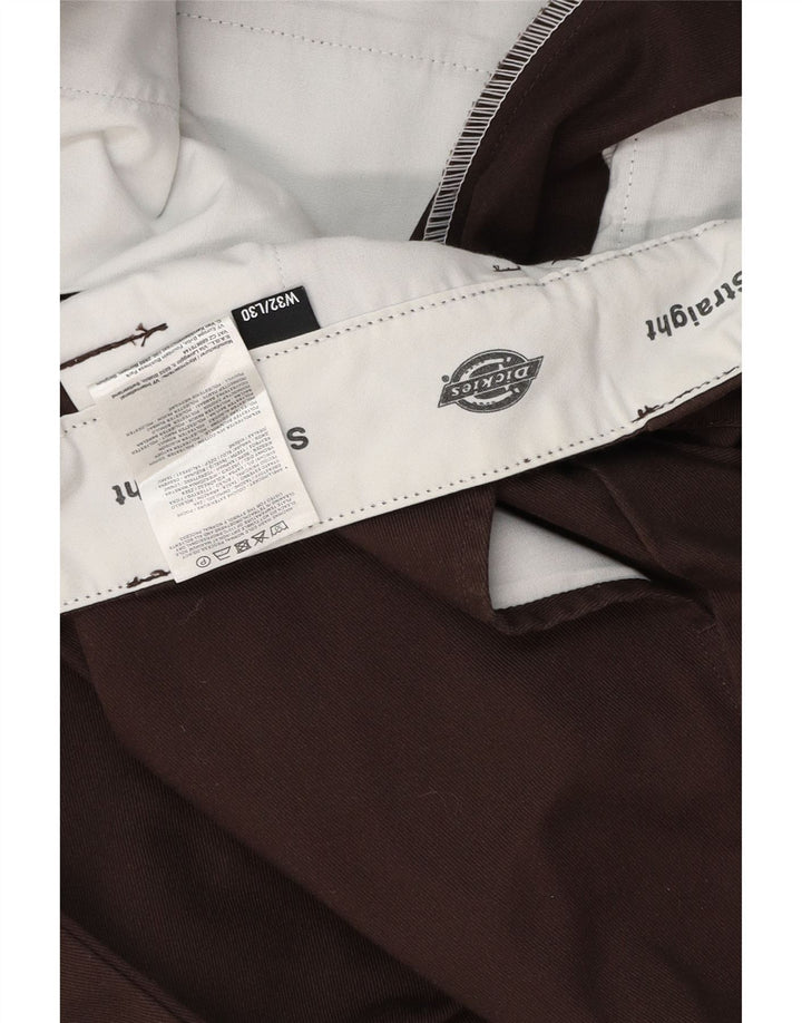 Calça chino reta masculina DICKIES W32 L30 poliéster marrom