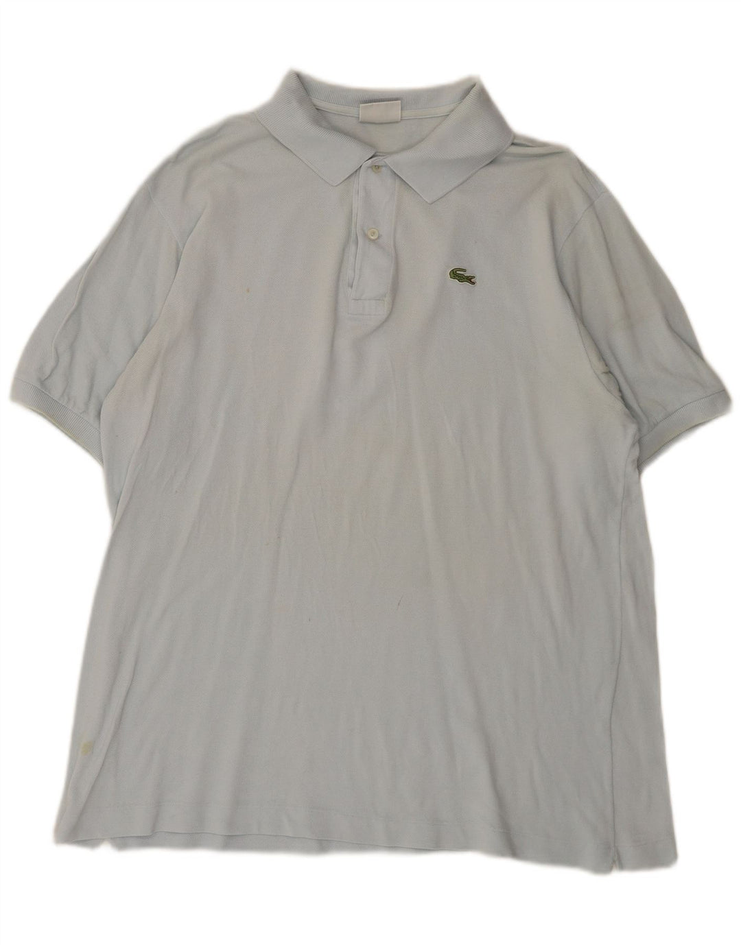 Camisa polo masculina LACOSTE tamanho 6 XL algodão azul
