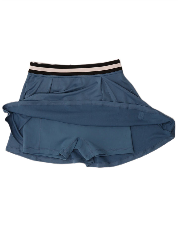Nike Womens Dri Fit Skort UK 14 Medium Blue Colourblock
