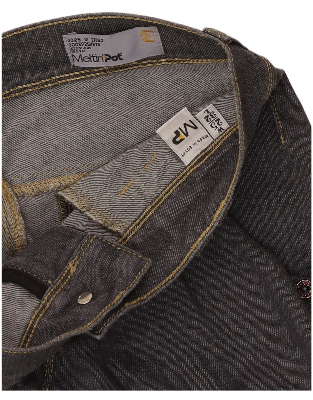 Meltin' Pot Jeans Slim Feminino W25 L32 Cinza