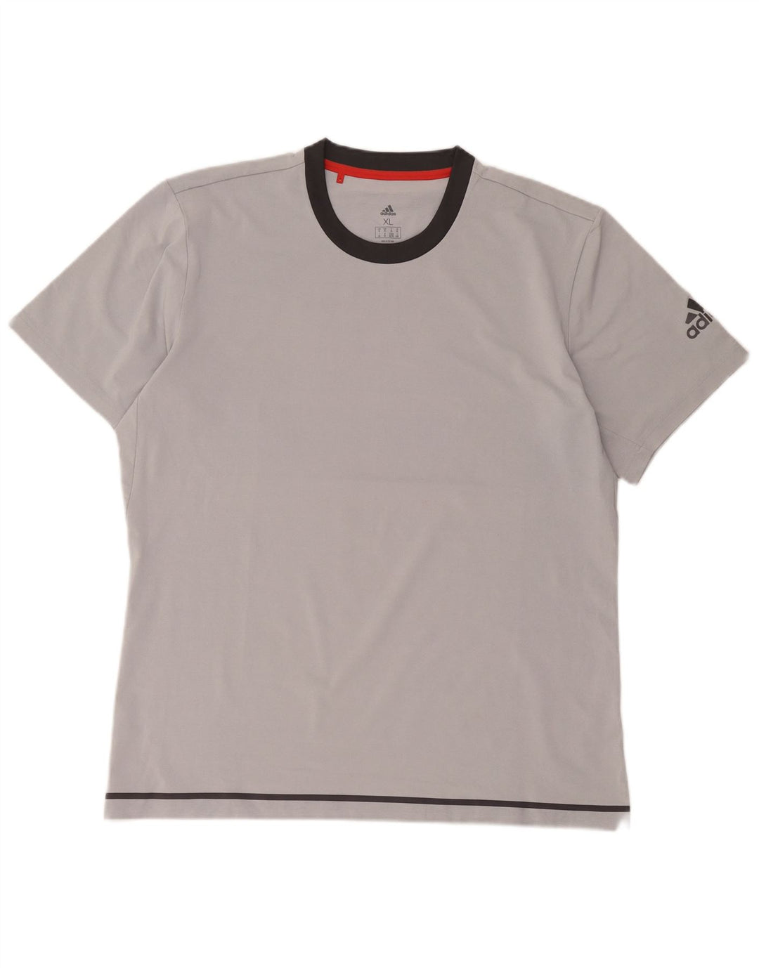Camiseta Adidas Masculina Graphic Top XL Cinza Poliéster