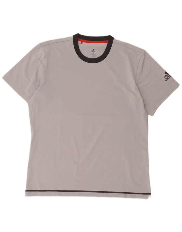 Camiseta Adidas Masculina Graphic Top XL Cinza Poliéster