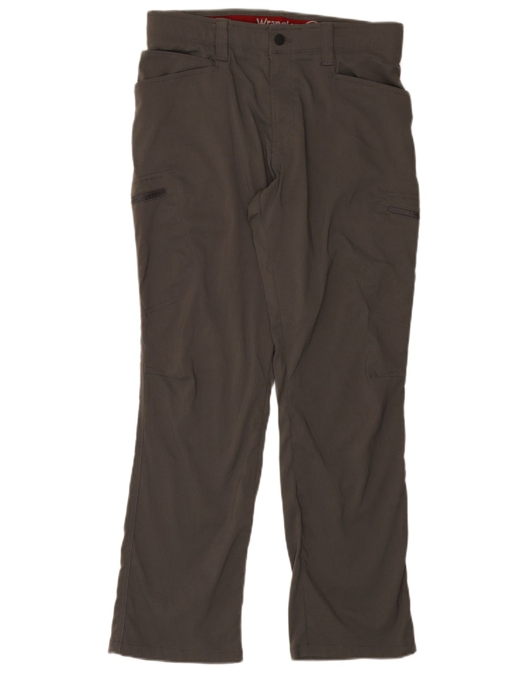 Calça cargo reta feminina WRANGLER W32 L30 cinza nylon