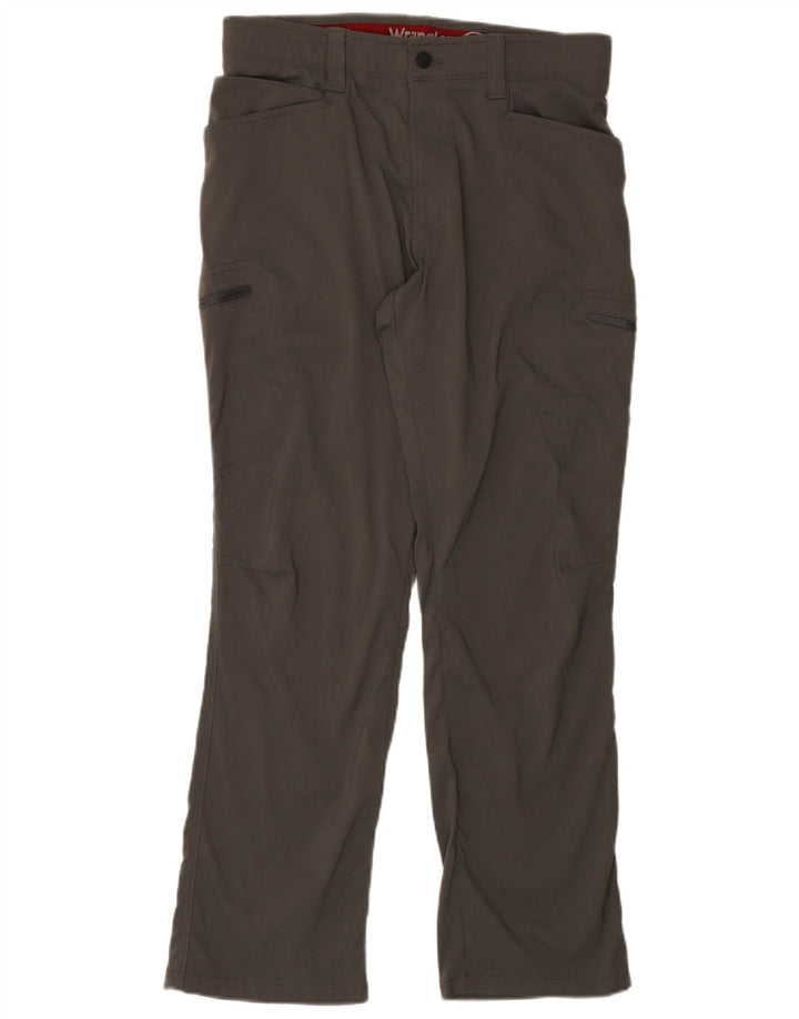 Calça cargo reta feminina WRANGLER W32 L30 cinza nylon