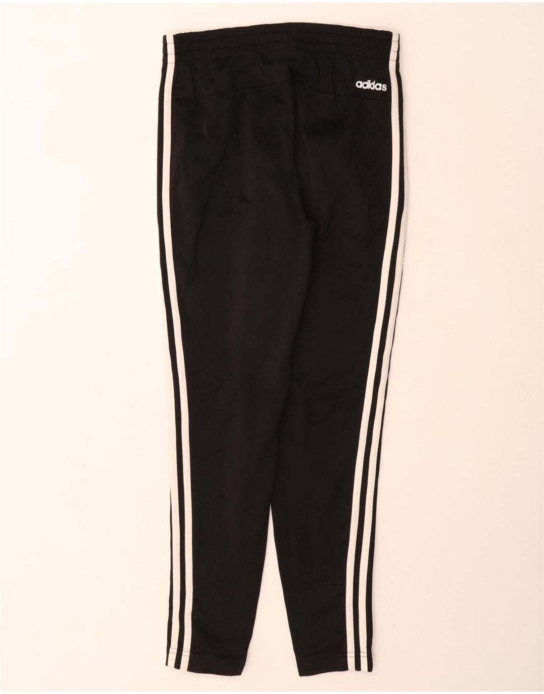 Calças de treino femininas ADIDAS UK 4/6 XS preto poliéster