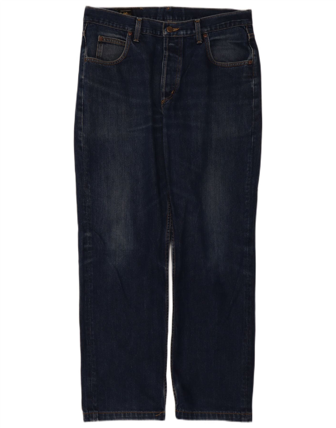 Lee Mens Chicago Straight Jeans W36 L31 Azul Algodão