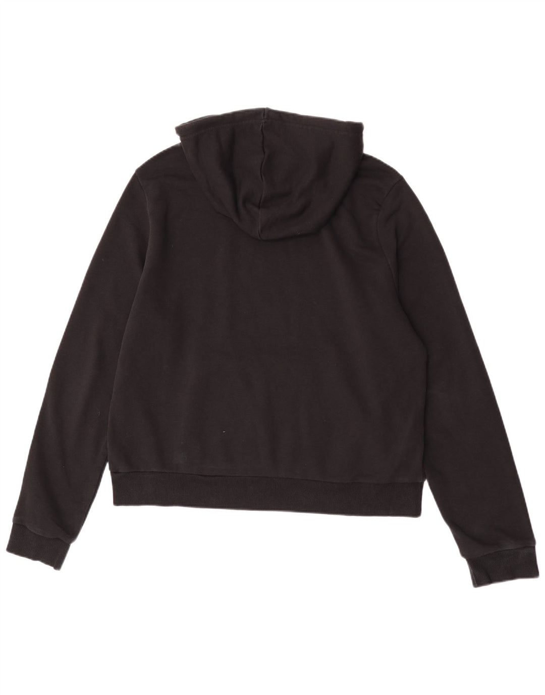 Reebok Mens Hoodie Jumper Grande Algodão Preto