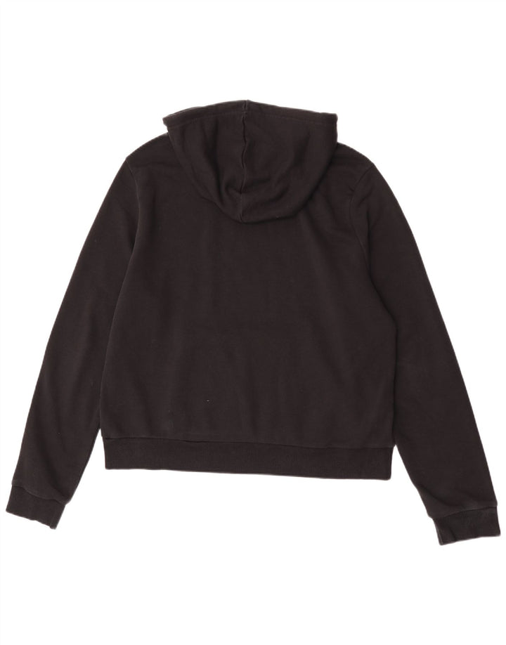 Reebok Mens Hoodie Jumper Grande Algodão Preto