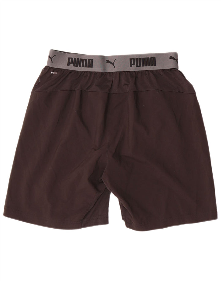 Shorts esportivos gráficos masculinos PUMA médios pretos