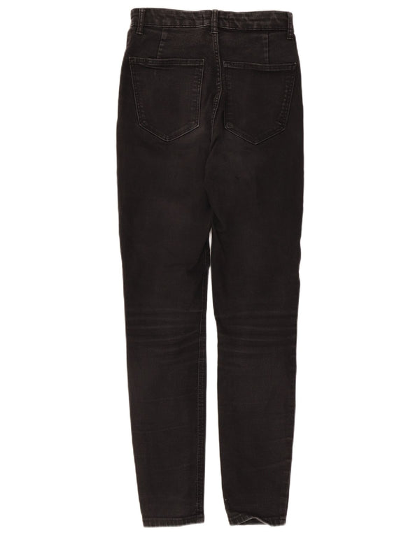 Calça jeans skinny feminina Zara EU 36 XS W26 L27 algodão preto