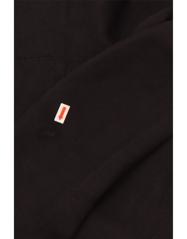 Suéter Nike Boys Zip com capuz 10-11 anos médio preto algodão